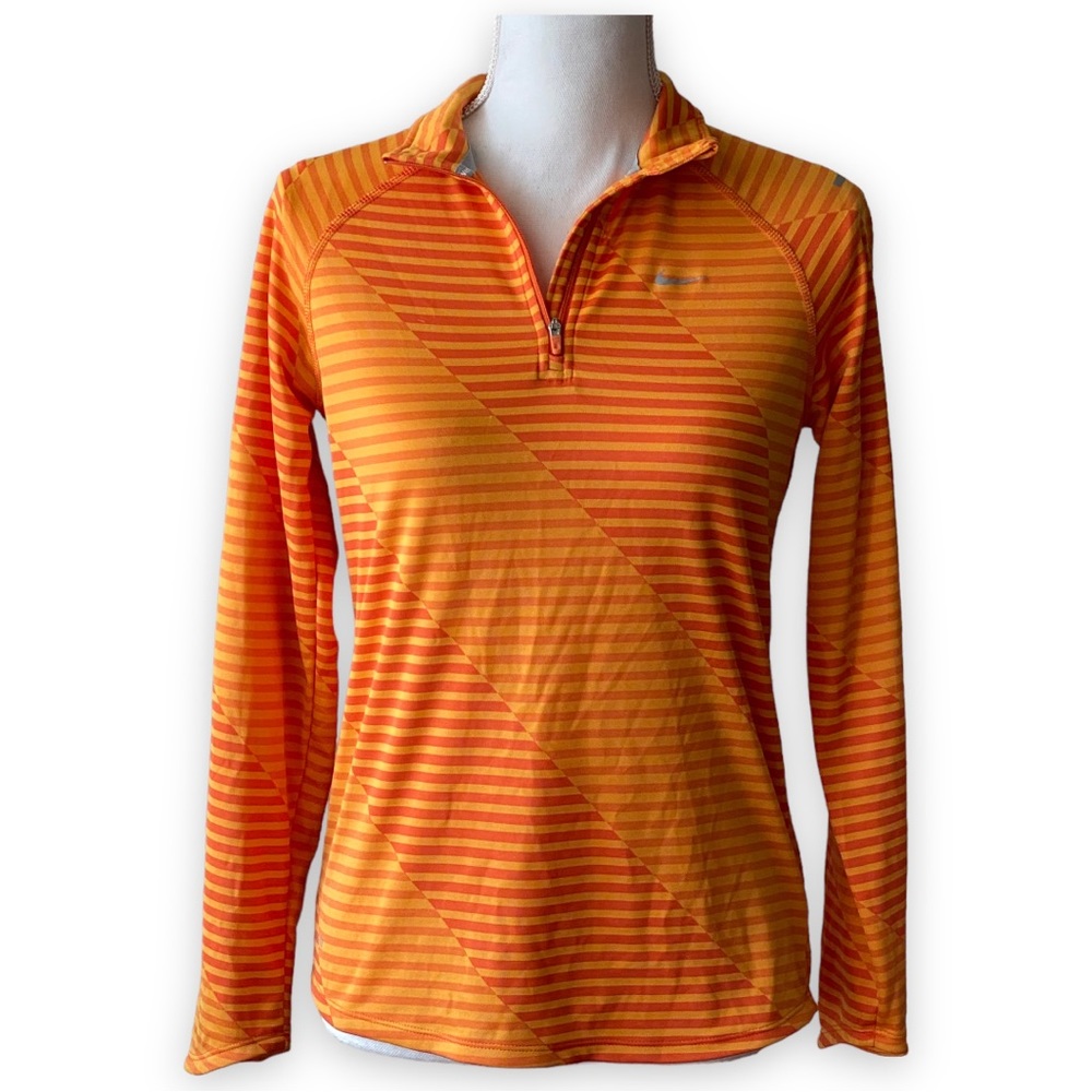 NIKE Shirt Orange SMALL (Tag Says XL) Very Nice Shirt. Check The Measurements!!